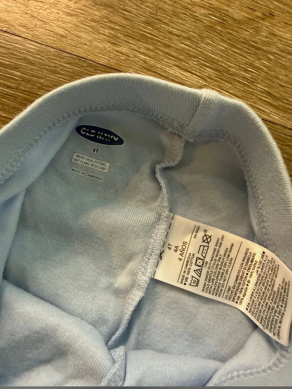 FINAL SALE Old Navy 100% Cotton PJ Pants 2-PACK Light Blue & Candy Cane
